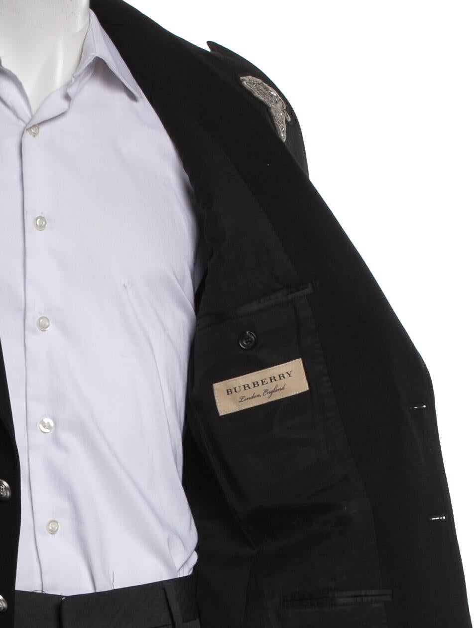 Burberry Virgin Wool Peacoat